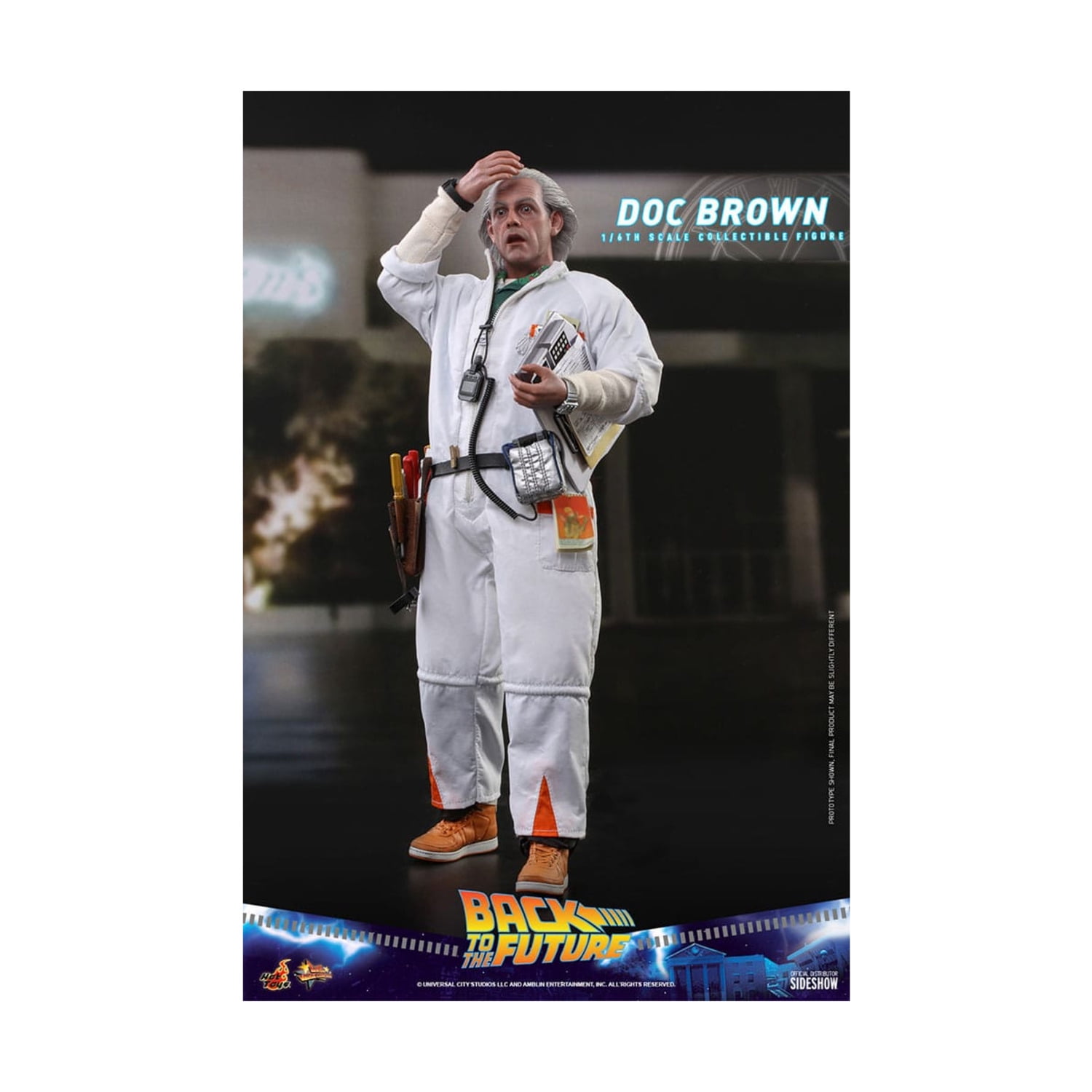 Hot Toys Doc Brown New