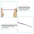 thumbnail image 3 of Unique Bargains 0.8mm x 109 Yard Nylon Satin Cord 0.8mm Beading String Braided Rope, Purple, 3 of 6
