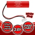 thumbnail image 3 of Banshee 3.6V 2400mAh ER6C / F2-40BL Lithium Thionyl Chloride PLC Battery, 3 of 6