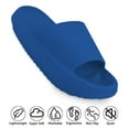 thumbnail image 5 of Navy Sandals for Women and Men,Non-Slip Bathroom Shower Sandals,Soft and Thick Sole Cloud Slippers, 5 of 8