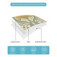 thumbnail image 4 of Quilt King Size Bedding Set, Yellow Green Floral Reversible Summer Quilt 3 Pieces, Vintage Classic Flowers Botanical Lightweight Bedspreads Coverlets with 2 Pillow Shams for All Seasons, 4 of 5