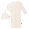 thumbnail image 1 of Pijama para bebé con imán Modal conjunto de bata y gorro para recién nacido 0-3 meses, 1 of 1