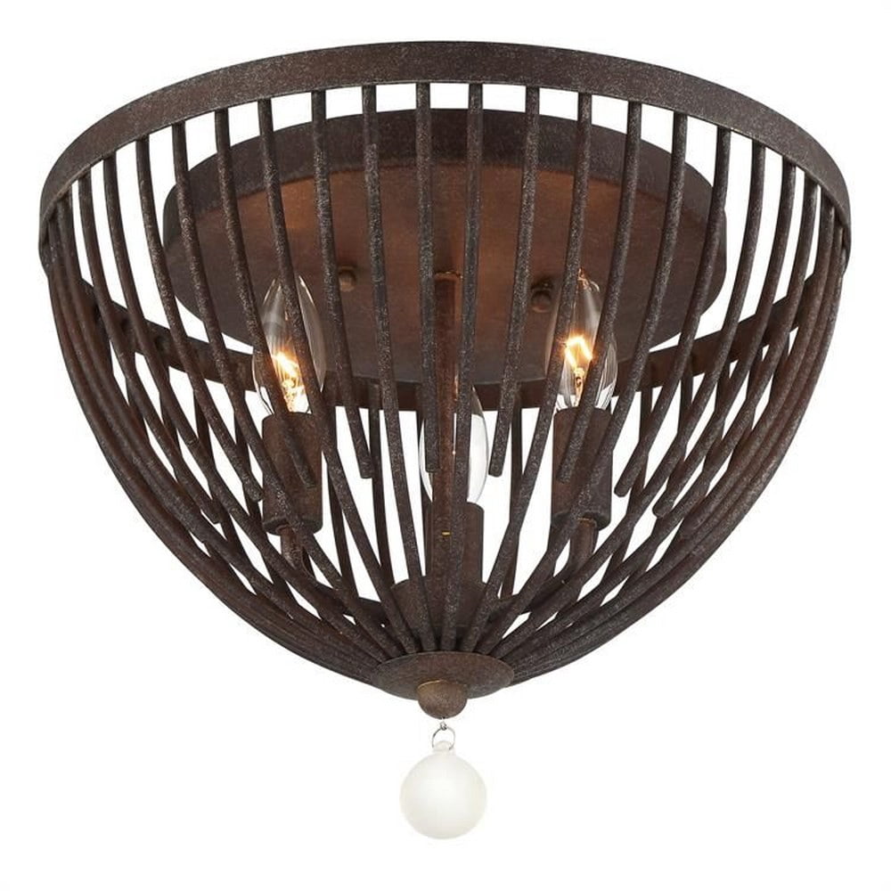 Crystorama Lighting - Three Light Ceiling Mount - Ceiling Mount - Duval - 3