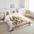 thumbnail image 3 of jejeloiu Christmas Tree Gifts Full Size Comforter Sets,Xmas Theme Bedding Comforter Set,Fairy Tale Princess Bedding Sets For Child,Breathable Home Decor Reversible,3-Piece, 3 of 8
