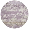 thumbnail image 2 of Addison Rugs Chantille Indoor/Outdoor Transitional Stripes Lavender Machine Washable Round Rug, 8' x 8', 2 of 8