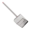 thumbnail image 1 of Pala Para Arenas De Gato, Pala De Acero Inoxidable Con Largo, Pala Para Arenas De Rejilla Antiadherente, Pala Para Excrementos De Pollo, Pala Para Caja De Arenas De Gato, 1 of 7