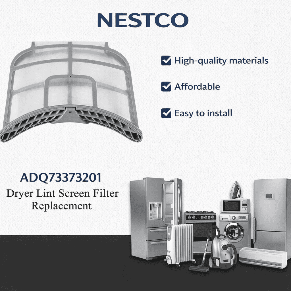 NESTCO Dryer Lint Screen Filter Replacement for LG Kenmore ADQ73373201 AP5675511 PS7787727