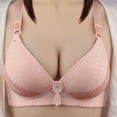 thumbnail image 3 of Bra No Underwire Women Lightly Lined Bra Feature V-Neck Training Bra Style W-1132 Pinks XL, 3 of 4