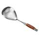 thumbnail image 2 of Espumadera ranurada BLESIY colador de alimentos para drenar cocción de bolas de hervida mango color madera, 2 of 8