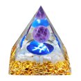 thumbnail image 1 of Cristales Resina epoxi Orgonita Pirámide Orgón Generador de energía Adornos curativos Likrtyny Para estrenar, 1 of 6