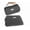 Gray, variant on BlueHills Ultra Compact Airplane Travel Blanket Throw - Black