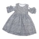 thumbnail image 3 of Vestido informal de fiesta con hombros descubiertos y estampado de leopardo para niña, 3 of 7