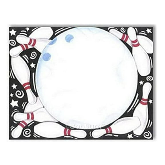 Sonburn Bowling Ball Design Paper, 8.5 x 11 Inches, 25-Sheet Pack