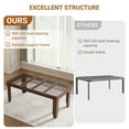 thumbnail image 3 of BeesClover 71 Inch Dining Table for 6 to 8, Modern Farmhouse Large Kitchen Table with 400Lbs Capacity, MDF Wooden Rectangular Dining Room Table with Sturdy Support for Family Gatherings, 3 of 8