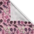 thumbnail image 3 of Ambesonne Summer Kitchen Curtains, Pastel Colored Cherry Art, 55"x45", Pale Pink Multicolor, 3 of 3