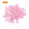 thumbnail image 3 of 80Pcs Mini Gingham Ribbon Bow 1" Checkered Fabric Satin Ribbon Bows for Craft DIY Hair Bow Sewing Pink and White, 3 of 5