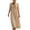 Khaki, variant on Bosfbaoi Dresses for Women Casual Bow Front Midi Dress Square Neck Puff 3/4 Sleeve Womens Dresses Summer Dresses for Women 2026