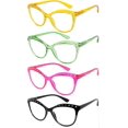 thumbnail image 1 of Eyekepper Lunettes de Lecture pour Femmes Lot de 4 Style Œil de Chat avec Strass +1.50, 1 of 6