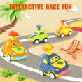 thumbnail image 2 of Qsonsell Coches de juguete para niños pequeños de 1 a 3 años, regalo de cumpleaños para niños y niñas, juguetes para vehículos urbanos, recuerdos de fiesta para niños, 2 of 5
