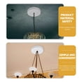 thumbnail image 5 of KAKOWELY 1 Set Ceiling Cover Plate Light Fixture Mounting Bracket Light Accessory,5.12X"X5.12"X0.98", 5 of 5