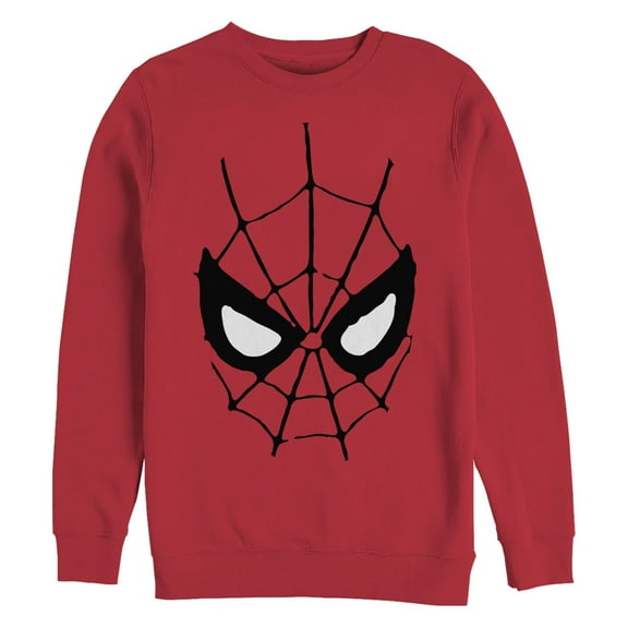 Men's Marvel: Spider-Man Mask Outline Sweatshirt