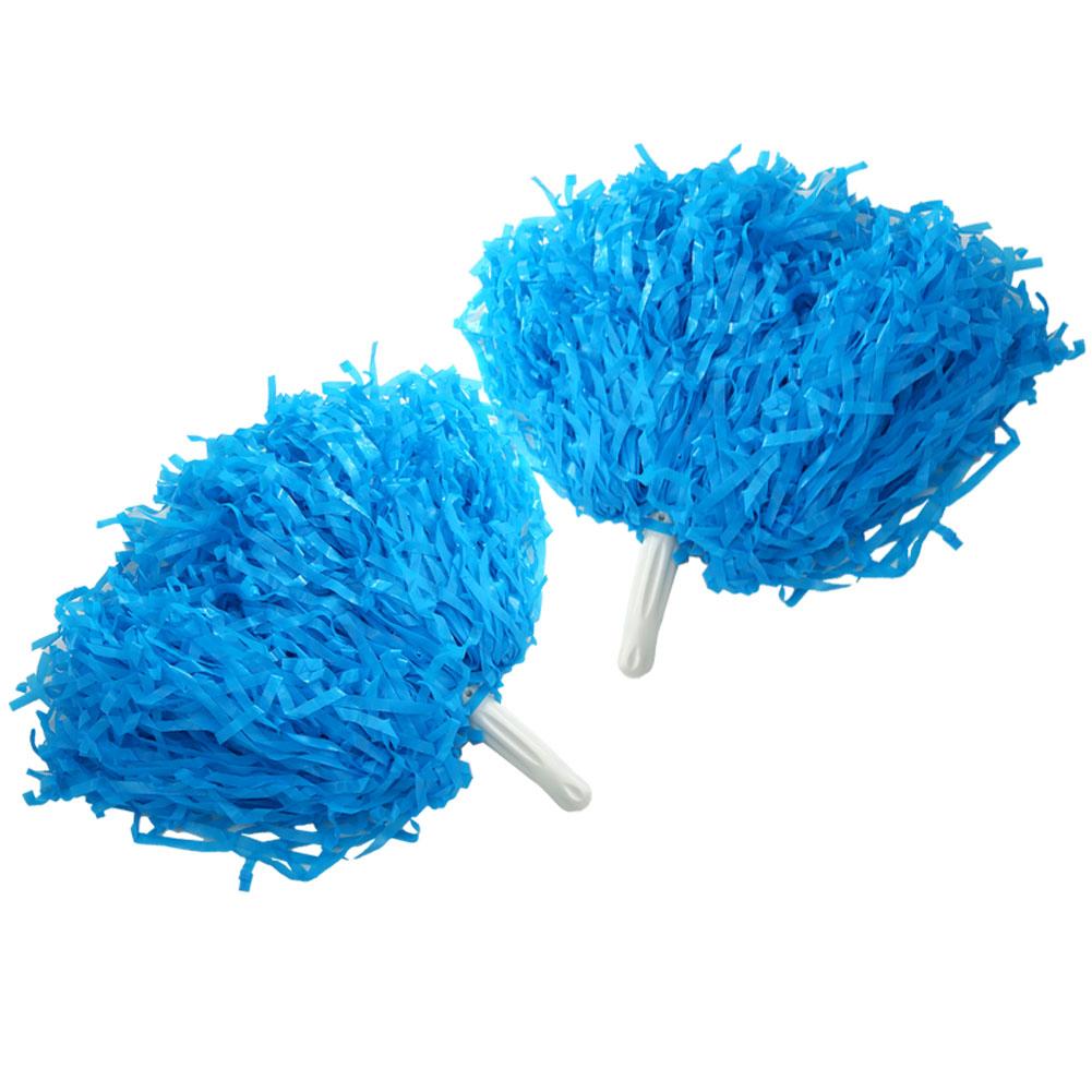 OTVIAP 8 Colors 2pcs Cheerleader Pom Poms Squad Cheer Sports Party