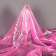 thumbnail image 3 of Tela Qidekjjt de organza iridiscente rosa intenso de 3 m de ancho para Halloween, 3 of 7