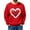 Red #B, variant on Mens Valentines Day Sweatshirts Heart Love Graphic Waffle Sweater Red Tops Casual Cute Valentine Holiday Clothing, M Red