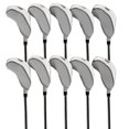 thumbnail image 4 of Juego de 10 Uds de fundas para la cabeza de hierros de Golf Sunnimix gris blanco, 4 of 8
