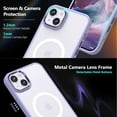thumbnail image 6 of For Apple iPhone 15 Pro Max (6.7") Compatible with MagSafe [Strong Magnetic] Translucent Matte Back Shockproof Phone Case Cover by Xpression - Gold, 6 of 10