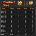 thumbnail image 6 of INCLY 440PCS Threaded Insert Kit - M2 to M6 Brass Heat - Set Inserts for Plastic, 3D Printing, Wood - Ideal for Nuts, Screws, Bolts - Includes Soldering & Heat - Set Tips, Soldering Iron Adapter, 6 of 7