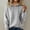 11# Gray, variant on Warm Sweaters for Women Crew Neck Soft Hoodies Fall Winter Cozy Knitted Drawstring Hooded Pullover 2026 Khaki 2XL