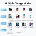 thumbnail image 5 of AGPTEK Wireless Charger, 15W Max Round Charging Pad, Qi-Certified for iPhone, Model DW11, Black, 5 of 10