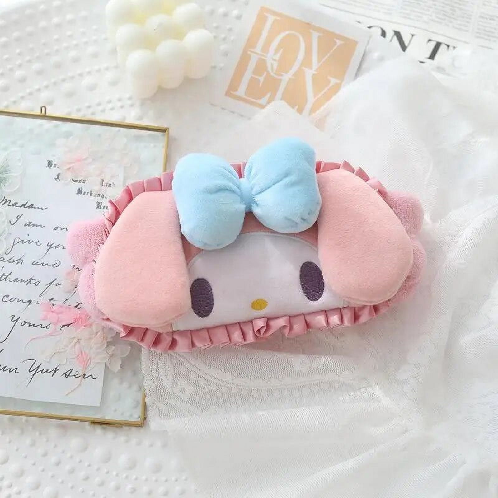 Anime Kawaii Kuromi Sanrio Cartoon Eye Mask Cinnamoroll Anime Shading ...