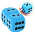 thumbnail image 3 of Large Blue EVA Foam Dice Set for Classroom Activities and Home Use Lightweight Safe Fun for Kids 2pcs, 3 of 9