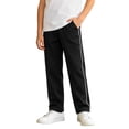 thumbnail image 2 of Plebaso Boys Girls Jogger Sweatpants High Elastic Waist Athletic Trousers Cotton Everyday Wear Pants with Pockets, 2 of 7