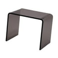 thumbnail image 4 of Mesa auxiliar de acrílico Mesa auxiliar de acrílico para bebidas, alimentos, refrigerios, decoración del hogar, mesa auxiliar pequeña decorativa, mesa Gris, 4 of 8