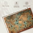 thumbnail image 6 of Elephant Stock Pirate World Map Wall Art - Horizontal Canvas Wall Art - Living Room Wall Decor - Map Canvas - Beige And Gray Decor - 12" x 8", 6 of 8