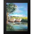 thumbnail image 2 of Slivka, Jane 19x24 Black Modern Framed Museum Art Print Titled - On the Water, 2 of 5