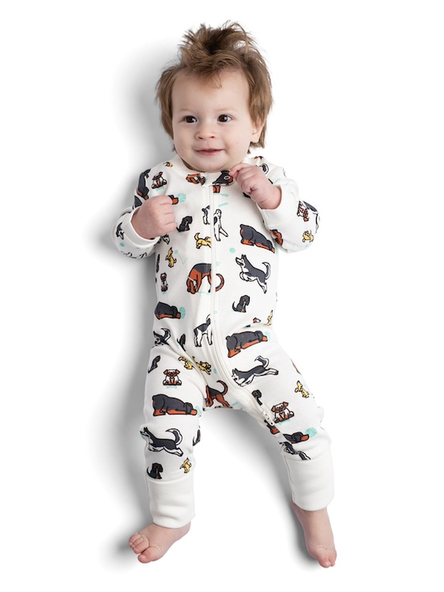 M+A by Monica + Andy, Organic Cotton One-Piece Coverall, Sizes Newborn - 18-24 Months