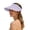 Purple, variant on Women’s Sun Visor Solid Color With Black Trim Wide Brim Sun Protection Lightweight Sports Hat
