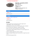 thumbnail image 2 of Brake Rotor - Compatible with 2003 - 2011 Isuzu FTR 2004 2005 2006 2007 2008 2009 2010, 2 of 2