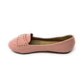 thumbnail image 3 of Victoria K Women's Double Buckles Gold Studs Ballerina Flats, 3 of 5