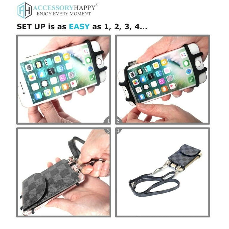 AH Universal Phone Lanyard & Credit Card Holder, Cell Phone Neck