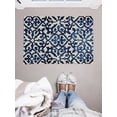 thumbnail image 2 of Linon Home Decor Trio Area Rug Collection, Ivory and Blue, 1'10" x 2'10", 2 of 5