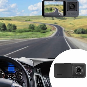 COFEST Double Dash Cam avant et à l'intérieur 1080P Caméra Dash pour les voitures IR Caméra de voiture de vision nocturne APP WiFi Contrôle, Induction de gravité noir