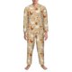 thumbnail image 3 of Fotbe Autumn and Thanksgiving Pijama de Hombre con Estampado de Manga Larga, Conjunto de 2 Piezas, Ropa de Dormir Suave y Cómoda con Bolsillos-Large, 3 of 7
