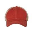 thumbnail image 1 of Old Favorite Trucker Cap, One Size, Scarlet RedKhaki, 1 of 2