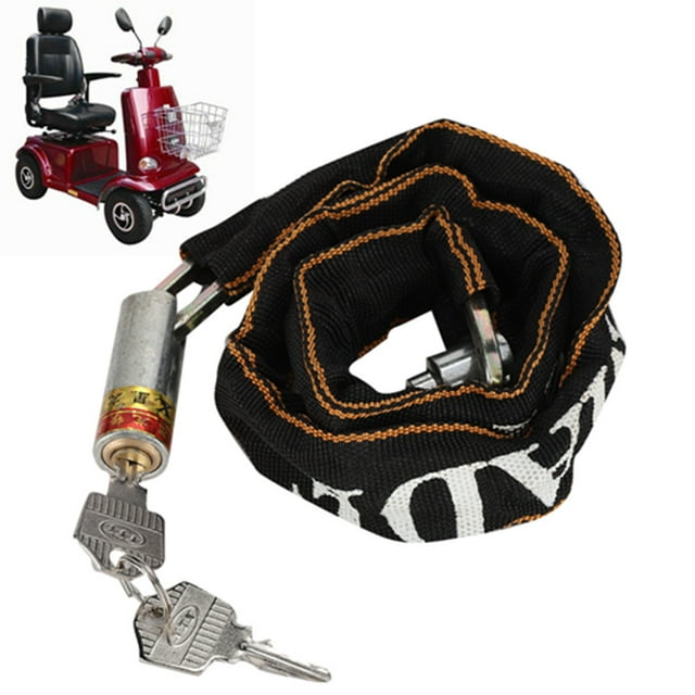 Durable Bicycle Lock, Mobility Scooter Chain Lock, Convenience for Mobility Scooter Bicycle Electric Car Motorcycle