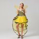 thumbnail image 4 of Disfraz de abeja para mujer, disfraz de abeja para fiesta de Halloween, vestido de cosplay, alas, diadema y manga de brazo, disfraz de cosplay de Halloween, 4 of 5